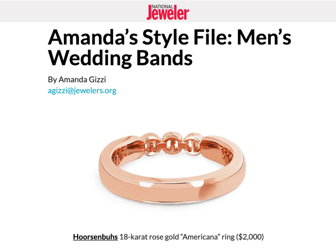 NATIONAL JEWELER | AMANDA'S STYLE FILE: MEN'S WEDDING BANDS