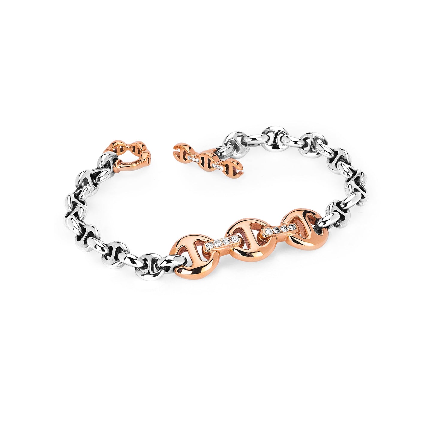 ID BRACELET - STERLING SILVER | 18K GOLD