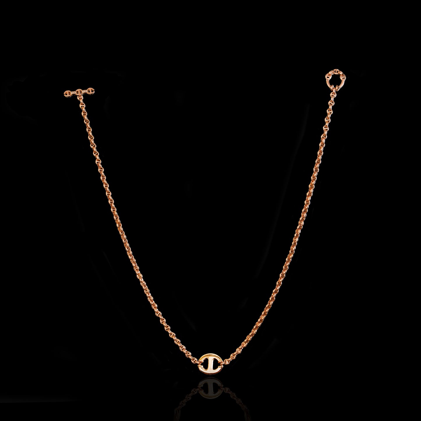 14MM SINGLE STATION NECKLACE - 16"