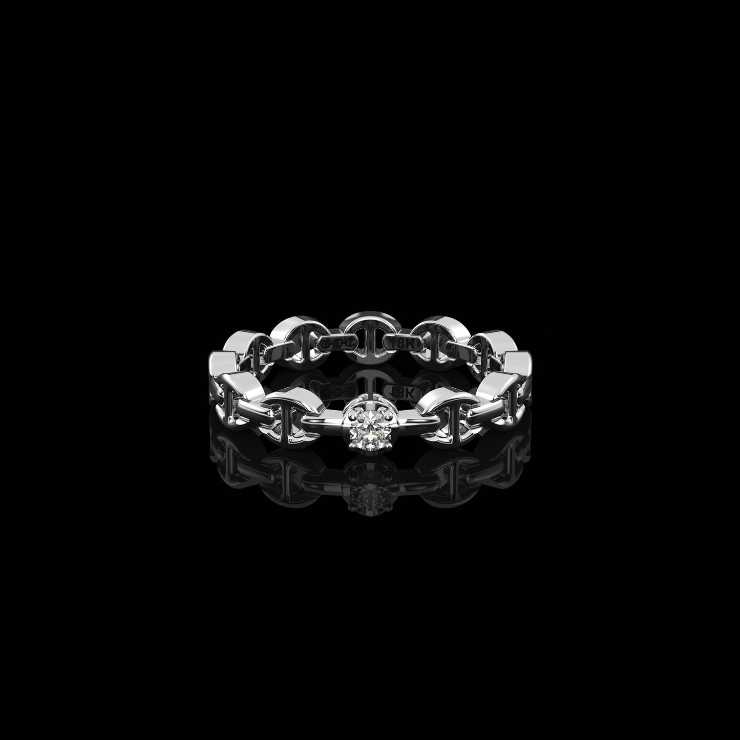 MICRO II SINGLE SOLITAIRE WITH 2.5MM DIAMOND