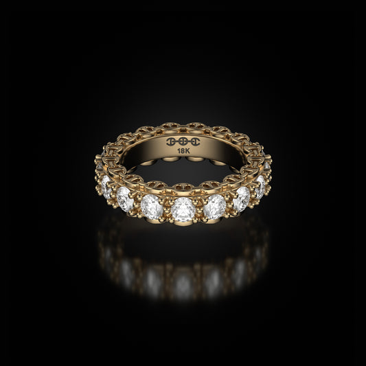 3MM INFINITE I RING | PRONG SETTING
