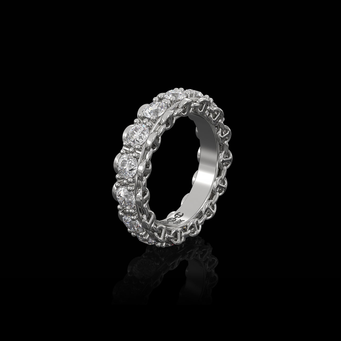 3.5MM INFINITE I RING | PRONG SETTING