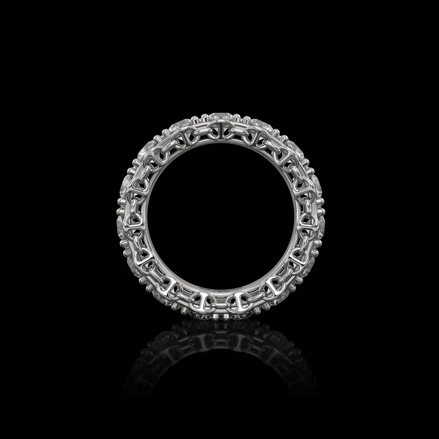 3.5MM INFINITE I RING | PRONG SETTING