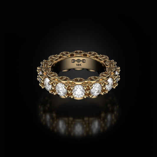 4MM INFINITE I RING | PRONG SETTING