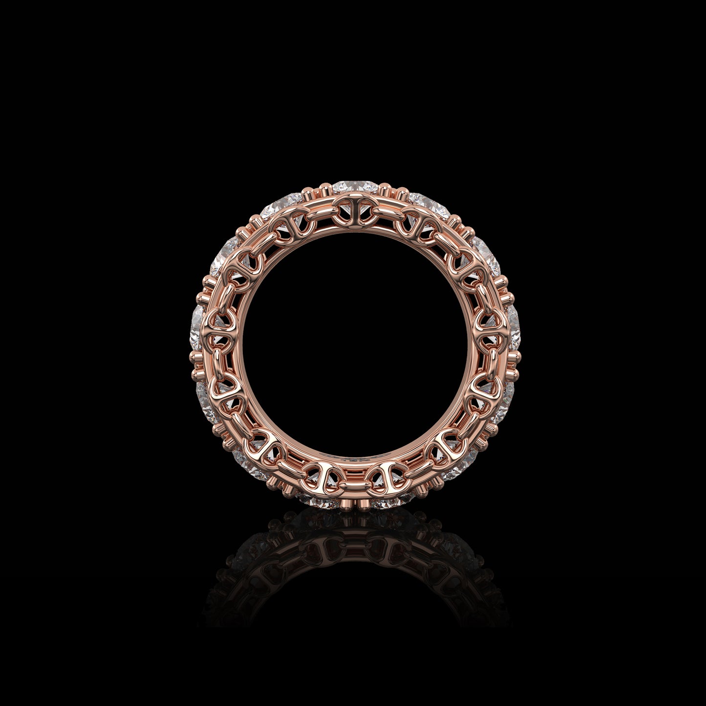 4.5MM INFINITE I RING | PRONG SETTING