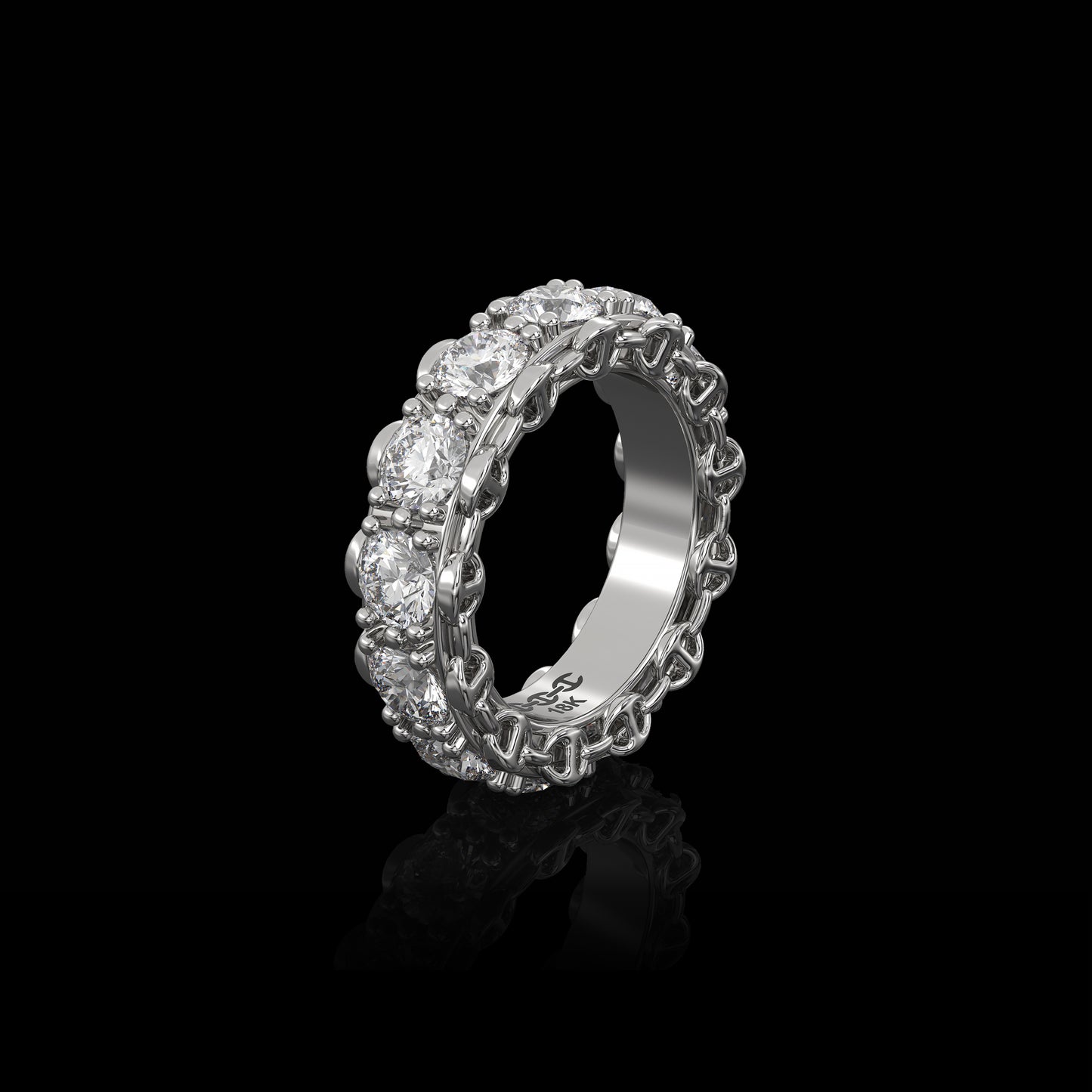 4.5MM INFINITE I RING | PRONG SETTING