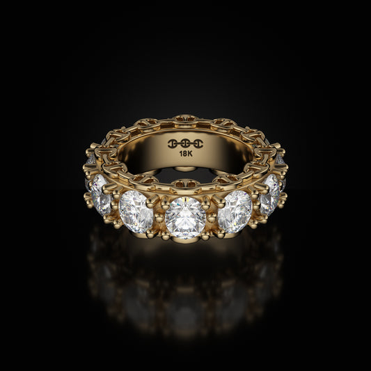 5MM INFINITE I RING | PRONG SETTING