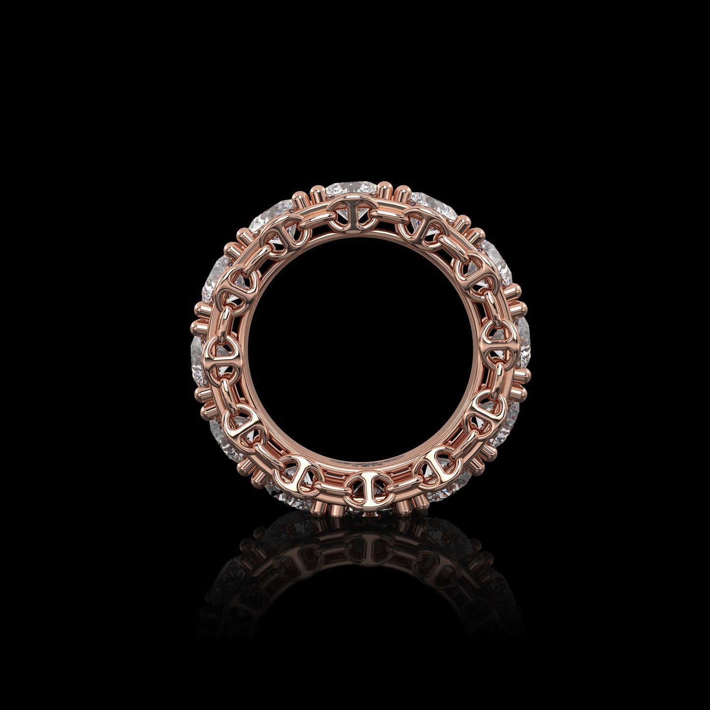 5MM INFINITE I RING | PRONG SETTING