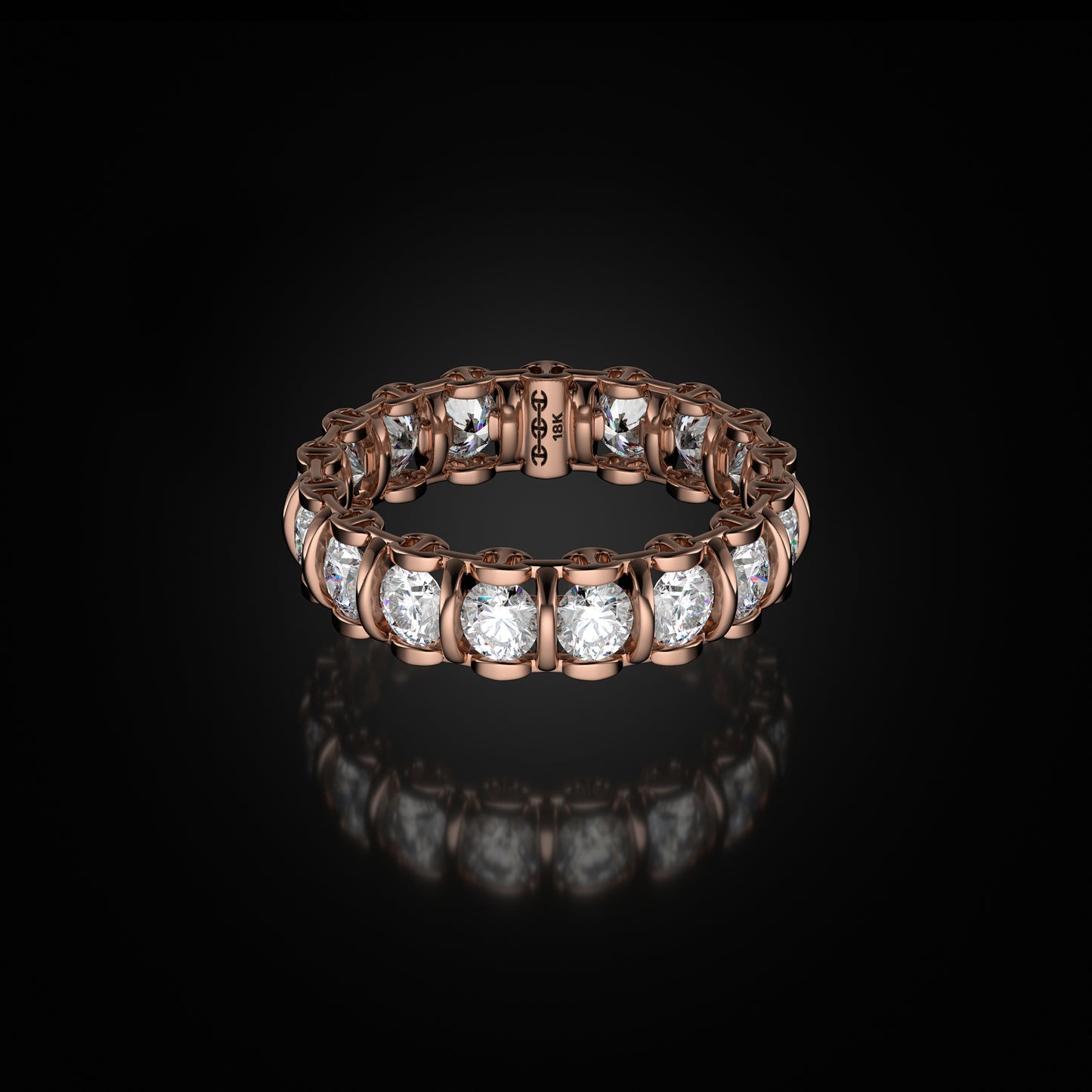 3MM INFINITE II RING | CHANNEL SETTING