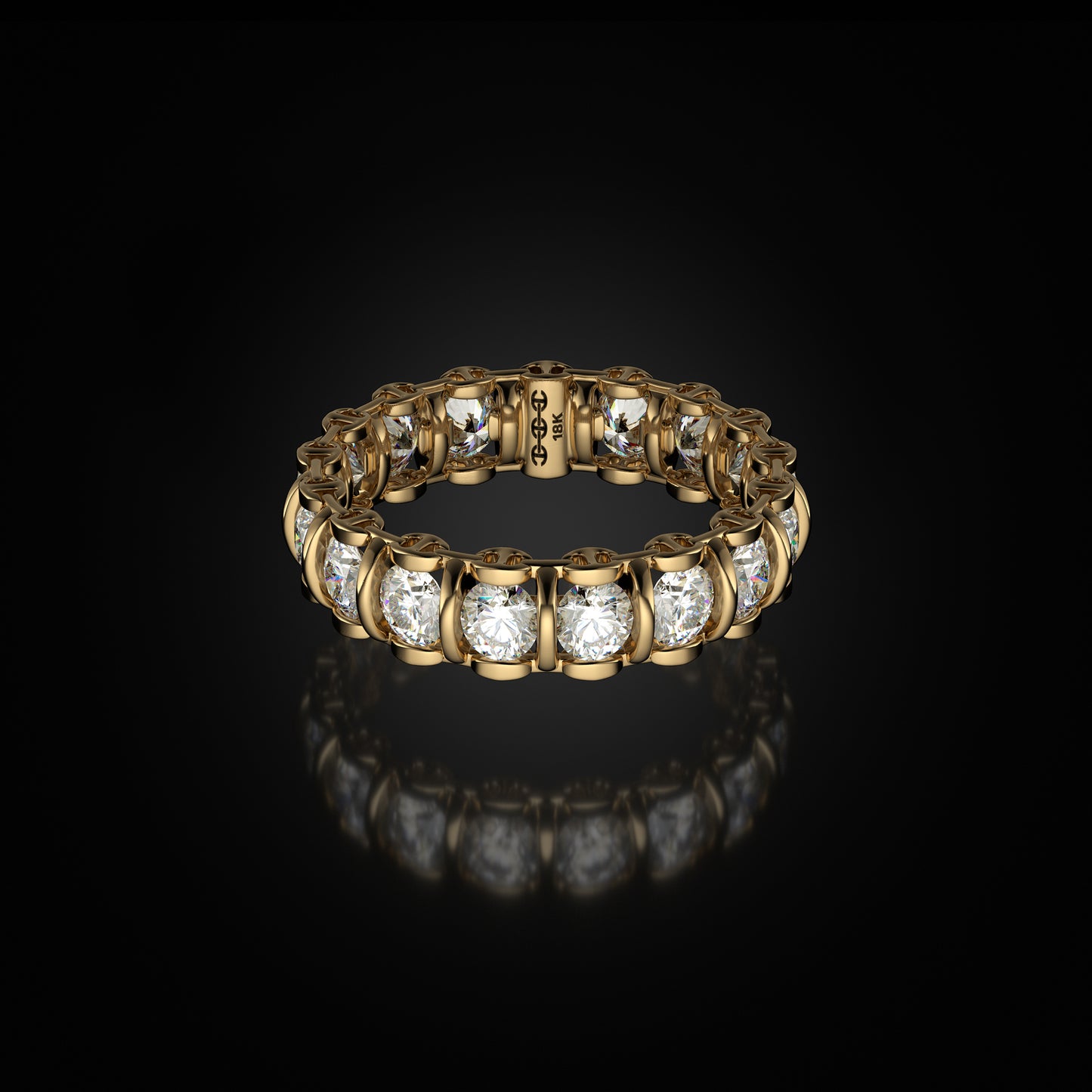 3MM INFINITE II RING | CHANNEL SETTING