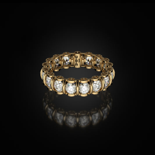 3MM INFINITE II RING | CHANNEL SETTING