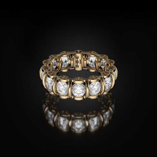 4MM INFINITE II RING | CHANNEL SETTING