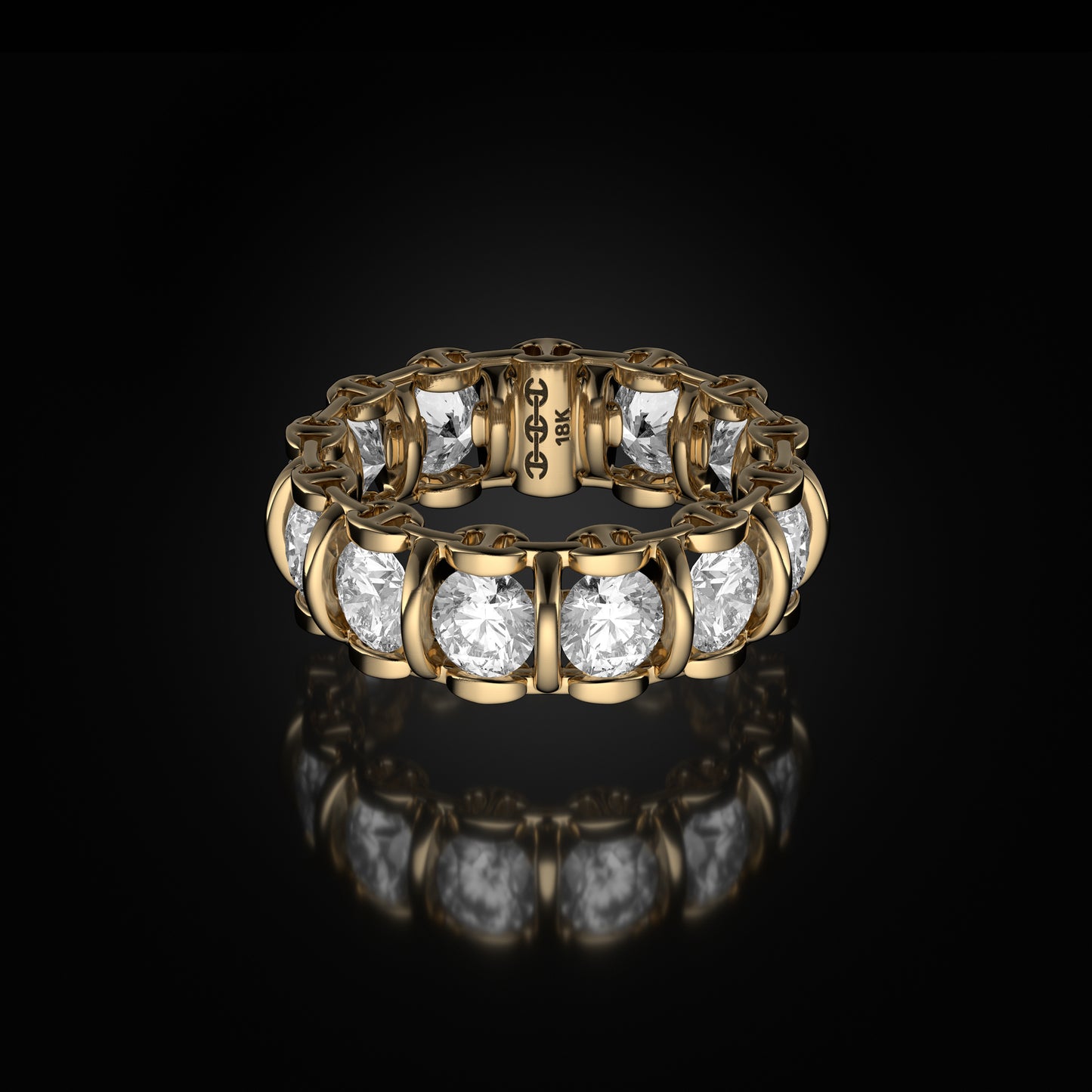 4.5MM INFINITE II RING | CHANNEL SETTING
