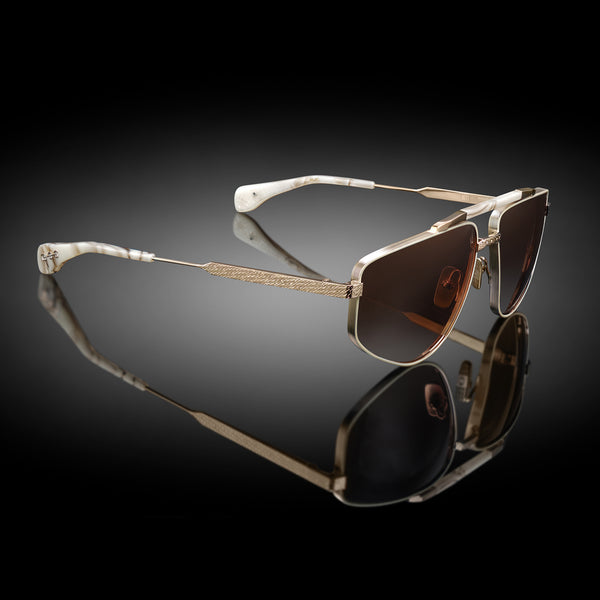 Model XIII | White Gold/Pearl Swirl