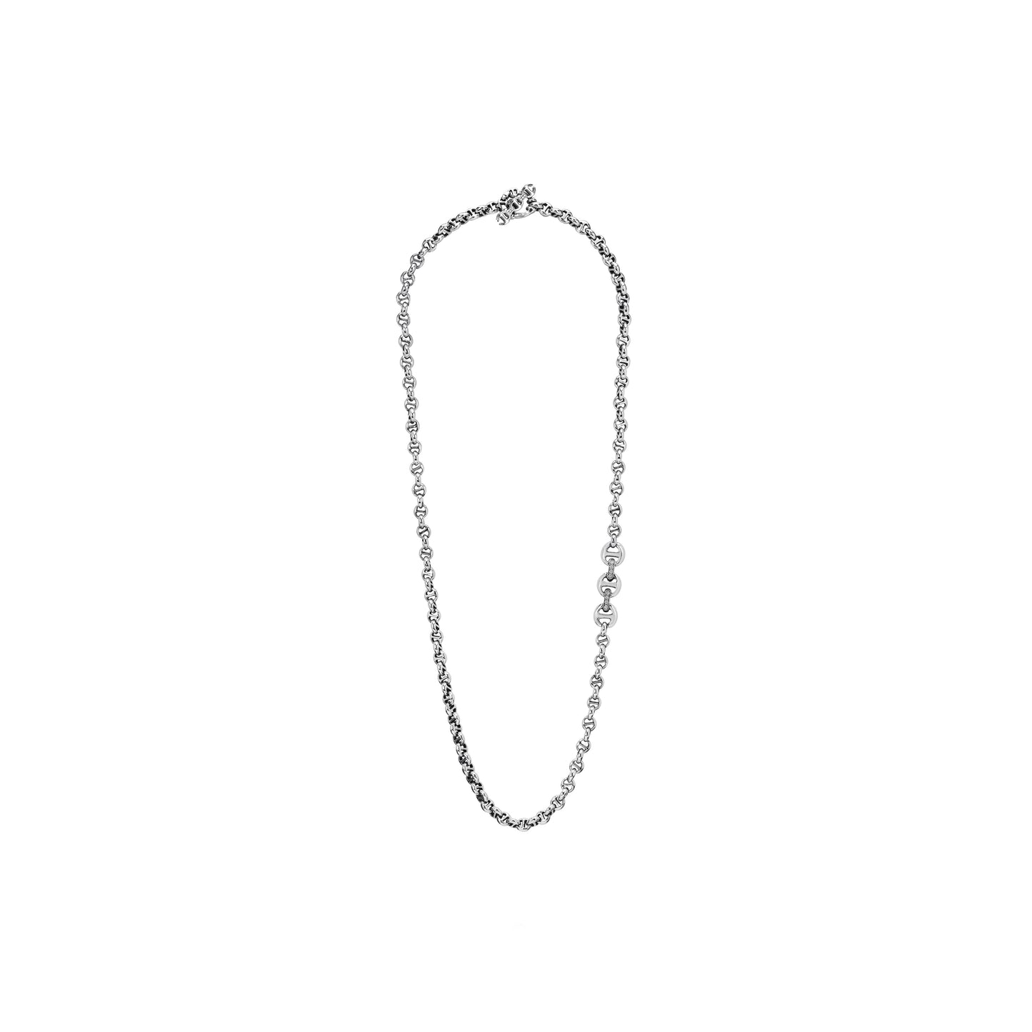 5MM OPEN-LINK™ NECKLACE WITH DIAMOND PENDANT