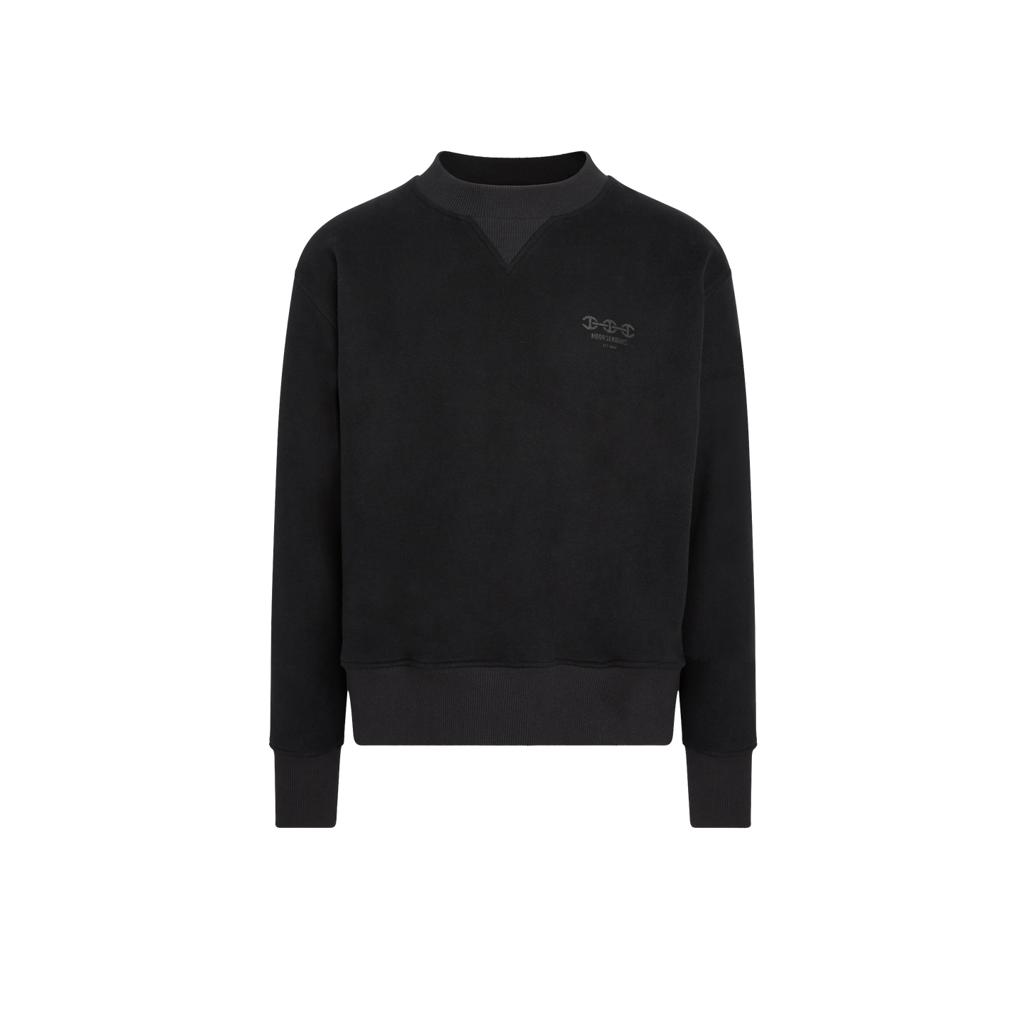 BRUSHED COTTON CREWNECK SWEATSHIRT