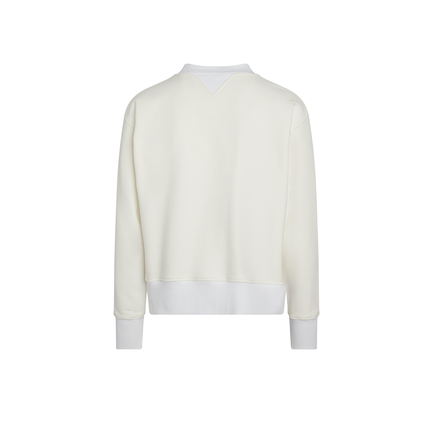 BRUSHED COTTON CREWNECK SWEATSHIRT