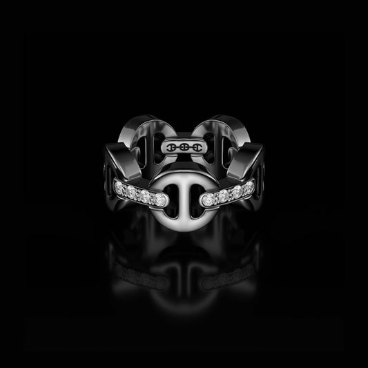 CLASSIC TRI-LINK WITH DIAMOND BRIDGES (SIZES 5-8.5)