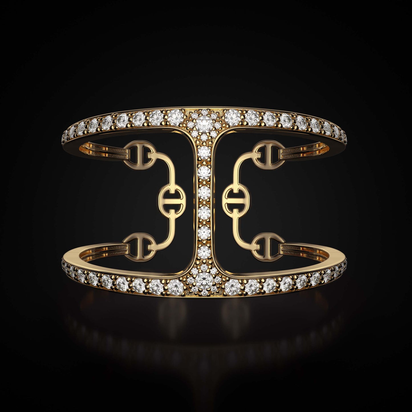 PHANTOM CUFF WITH DIAMONDS