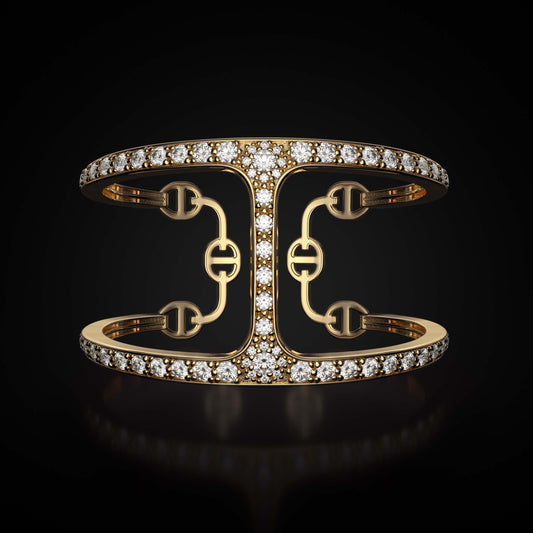 PHANTOM CUFF WITH DIAMONDS