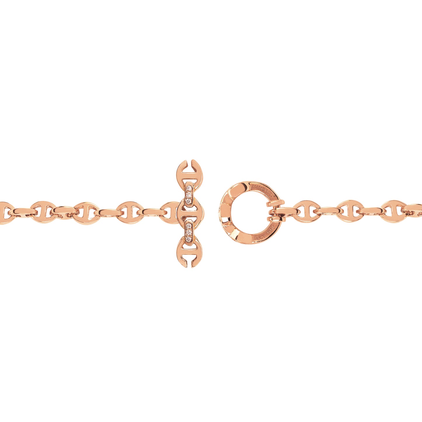 3MM FIVE LINK PAVE BRACELET