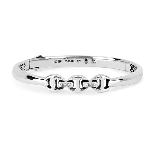 SIRKEL BRACELET WITH DIAMOND BRIDGES