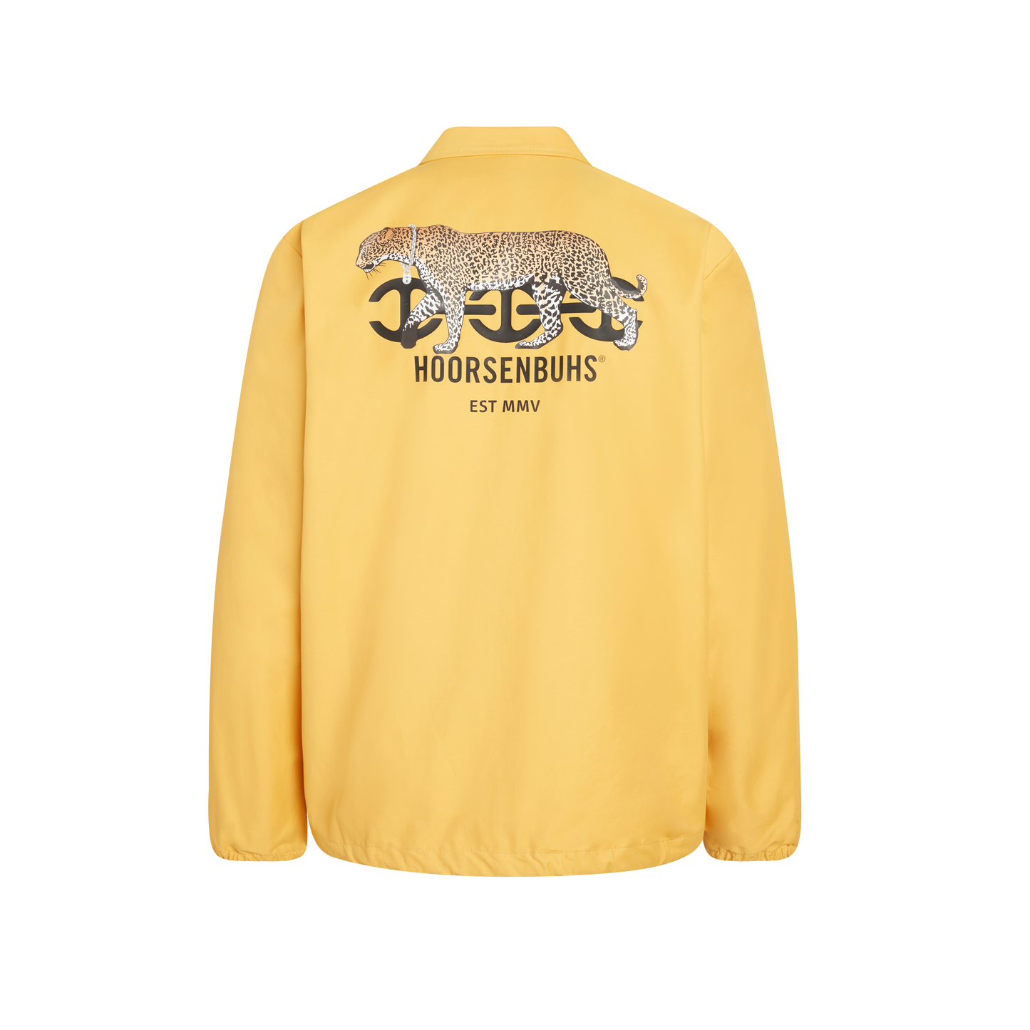 LEOPARD SKATE JACKET YELLOW