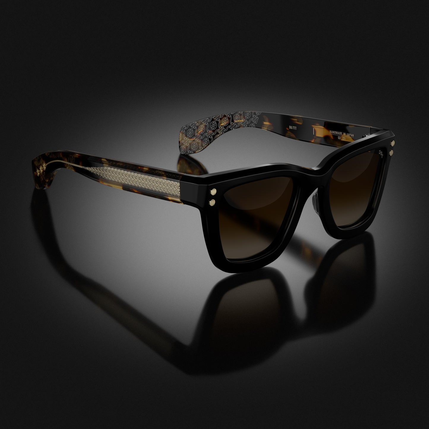 MODEL I | BLACK/TOKYO TORTOISE TEMPLES