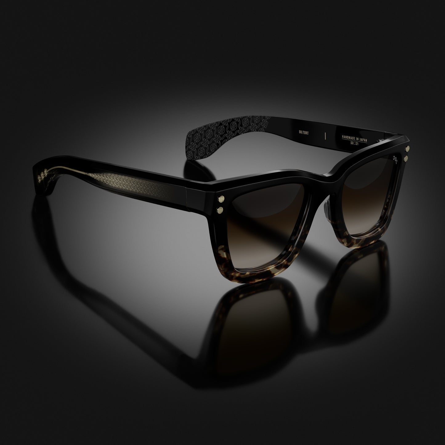 MODEL I | BLACK/TORTOISE FADE