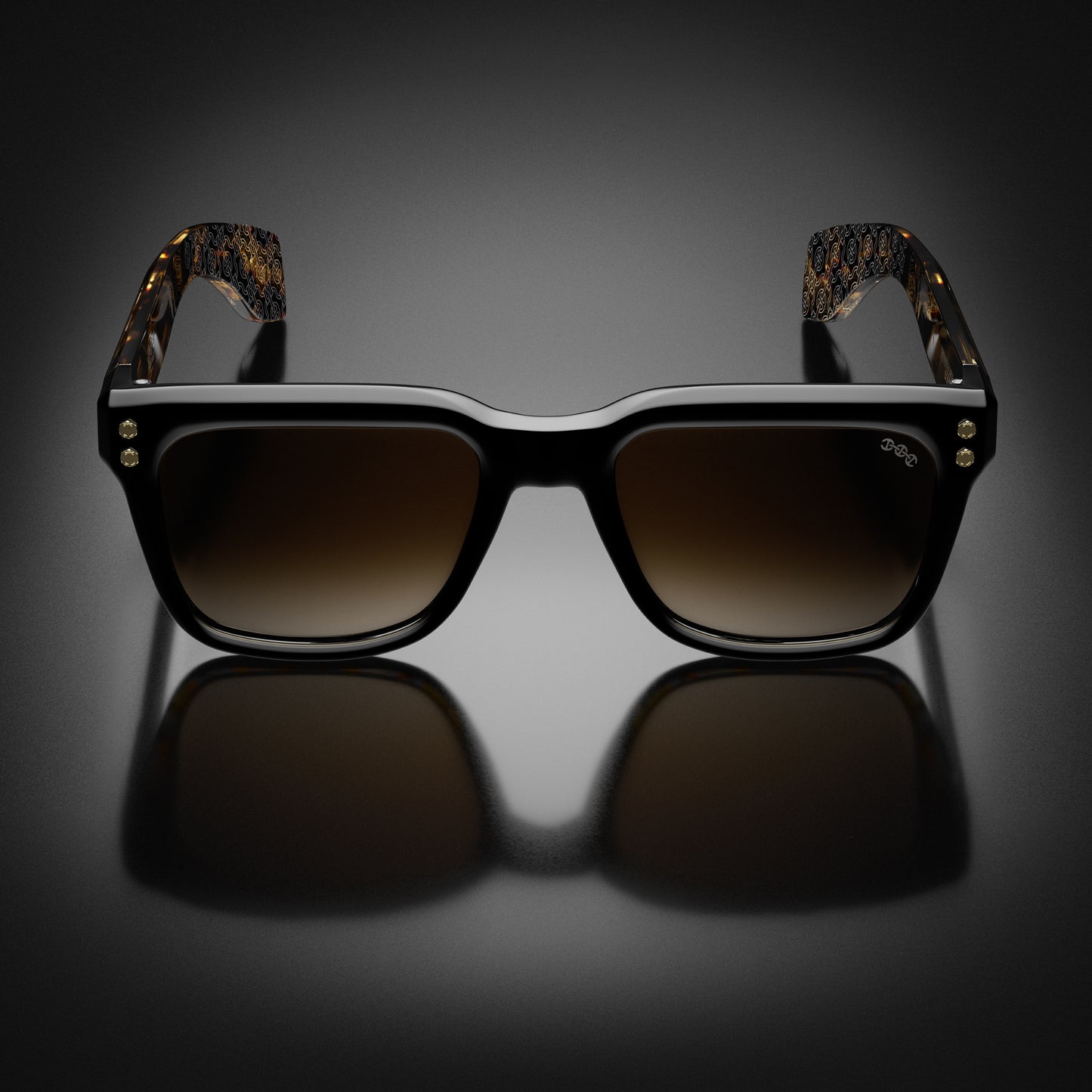 MODEL V | BLACK/TOKYO TORTOISE TEMPLES