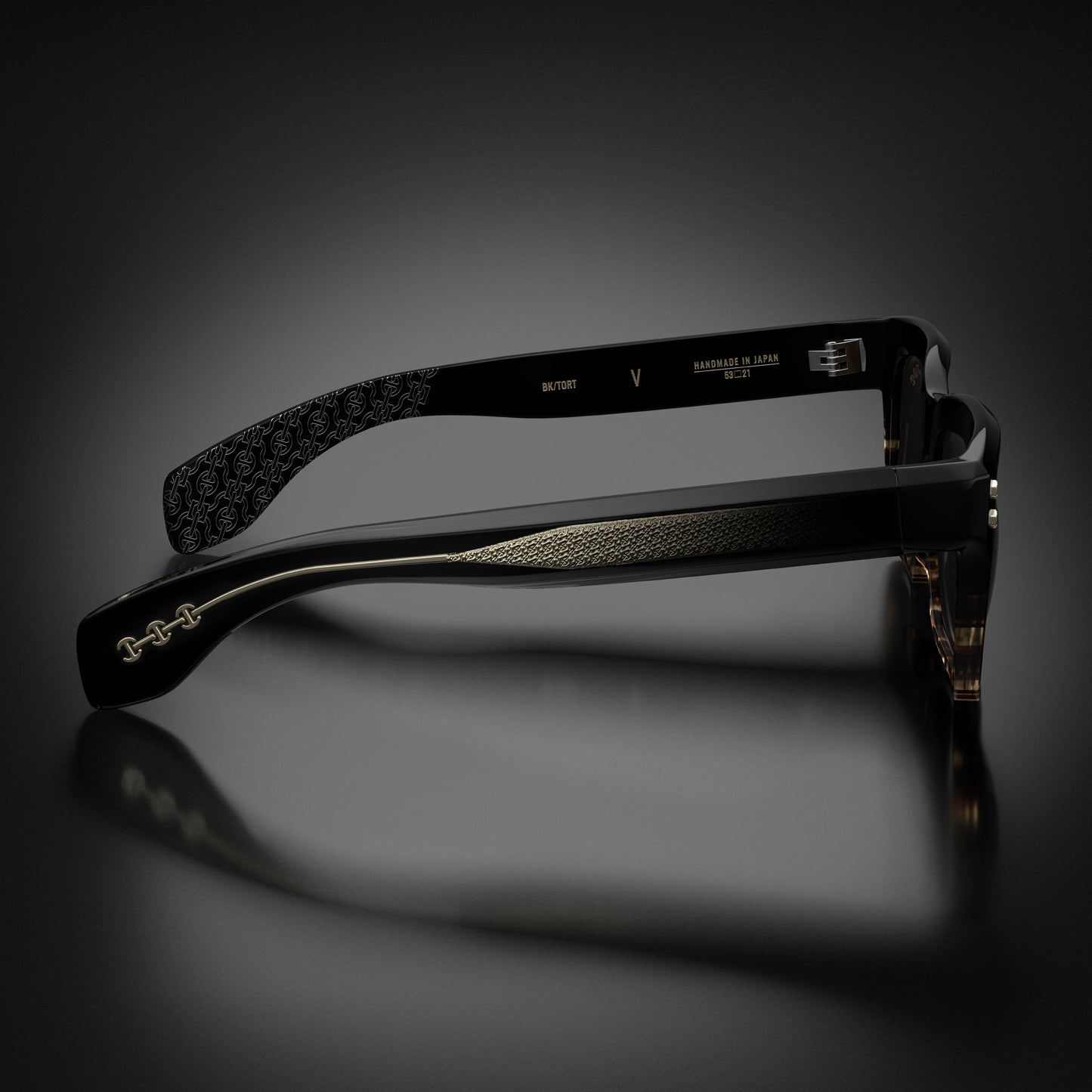 MODEL V | BLACK/TORTOISE FADE
