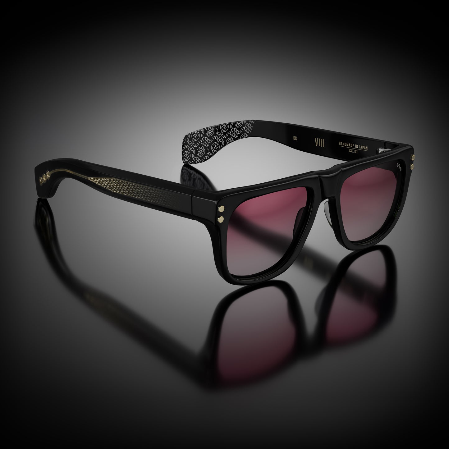 MODEL VIII | BLACK (DIRTY ROSE)