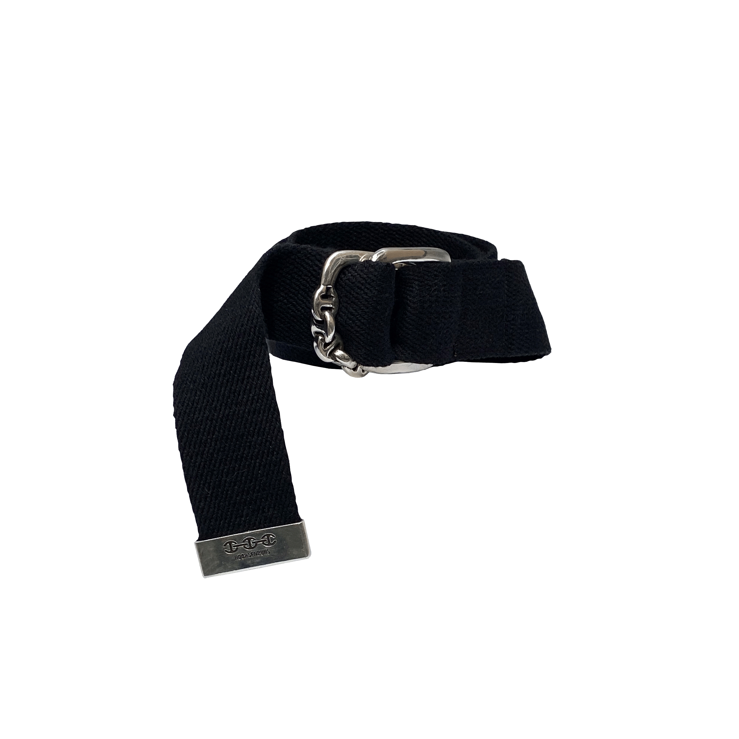 ForAllApparel Black and White Checkered Belt with D Ring Buckle