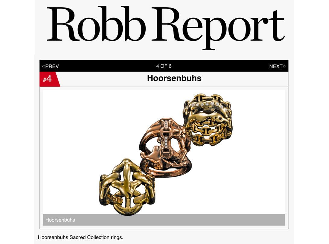 ROBB REPORT | SACRED COLLECTION