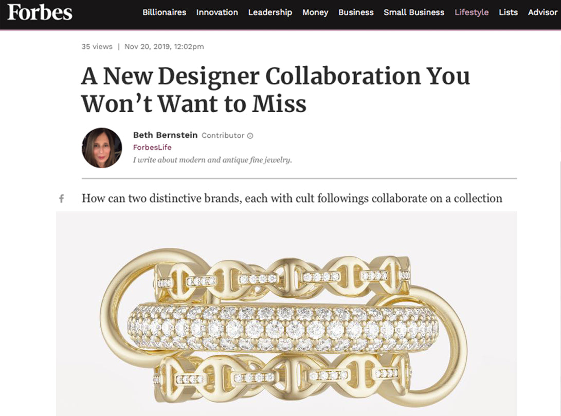 FORBES | A NEW DESIGNER COLLABORATION YOU WON'T WANT TO MISS