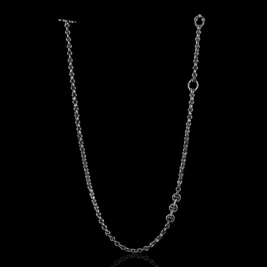 5MM OPEN-LINK™ NECKLACE WITH DIAMOND PENDANT - 30"