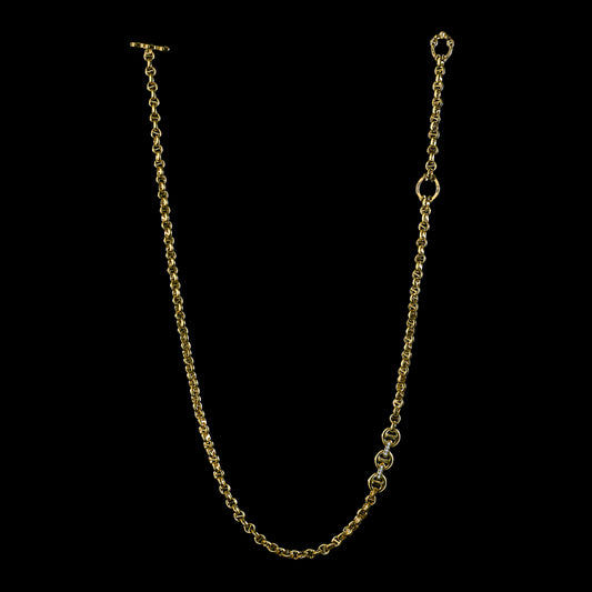 5MM OPEN-LINK™ NECKLACE WITH DIAMOND PENDANT - 30"