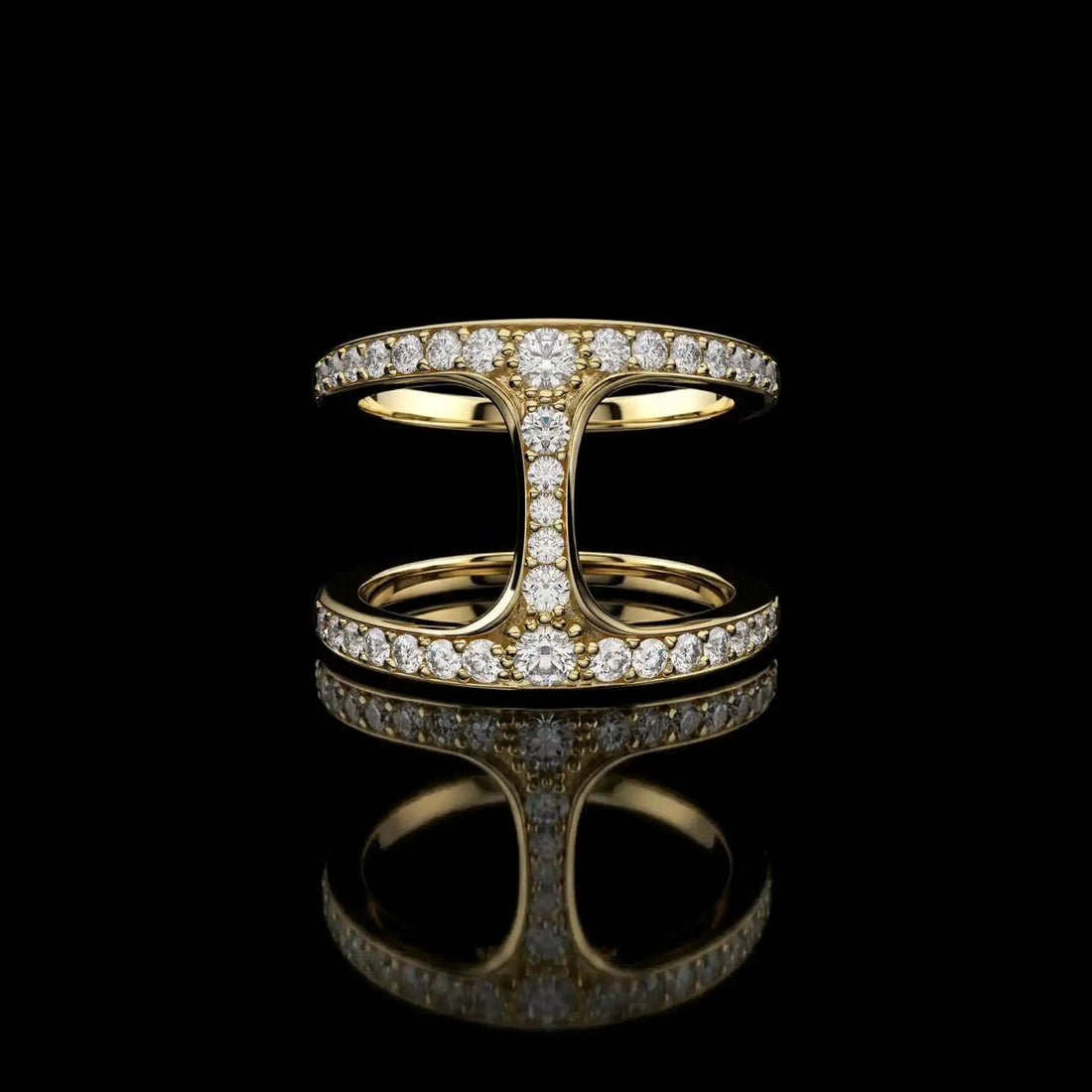 Dame Phantom with Diamonds in 18K Gold | HOORSENBUHS®