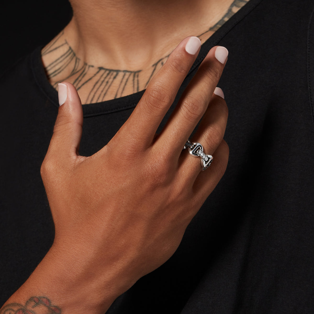 Classic Tri-Link With Diamond Bridges 5-8.5 | HOORSENBUHS®