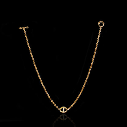 14MM SINGLE STATION NECKLACE - 16"