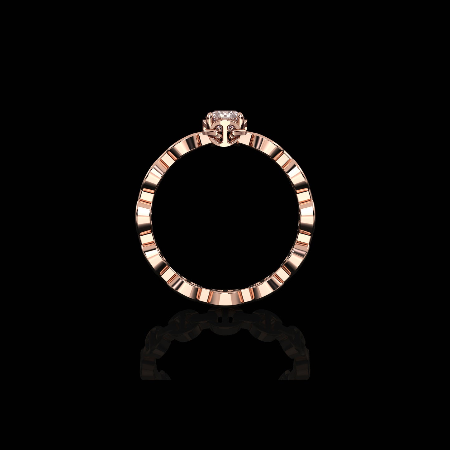 MICRO II SINGLE SOLITAIRE WITH .25 CARAT DIAMOND