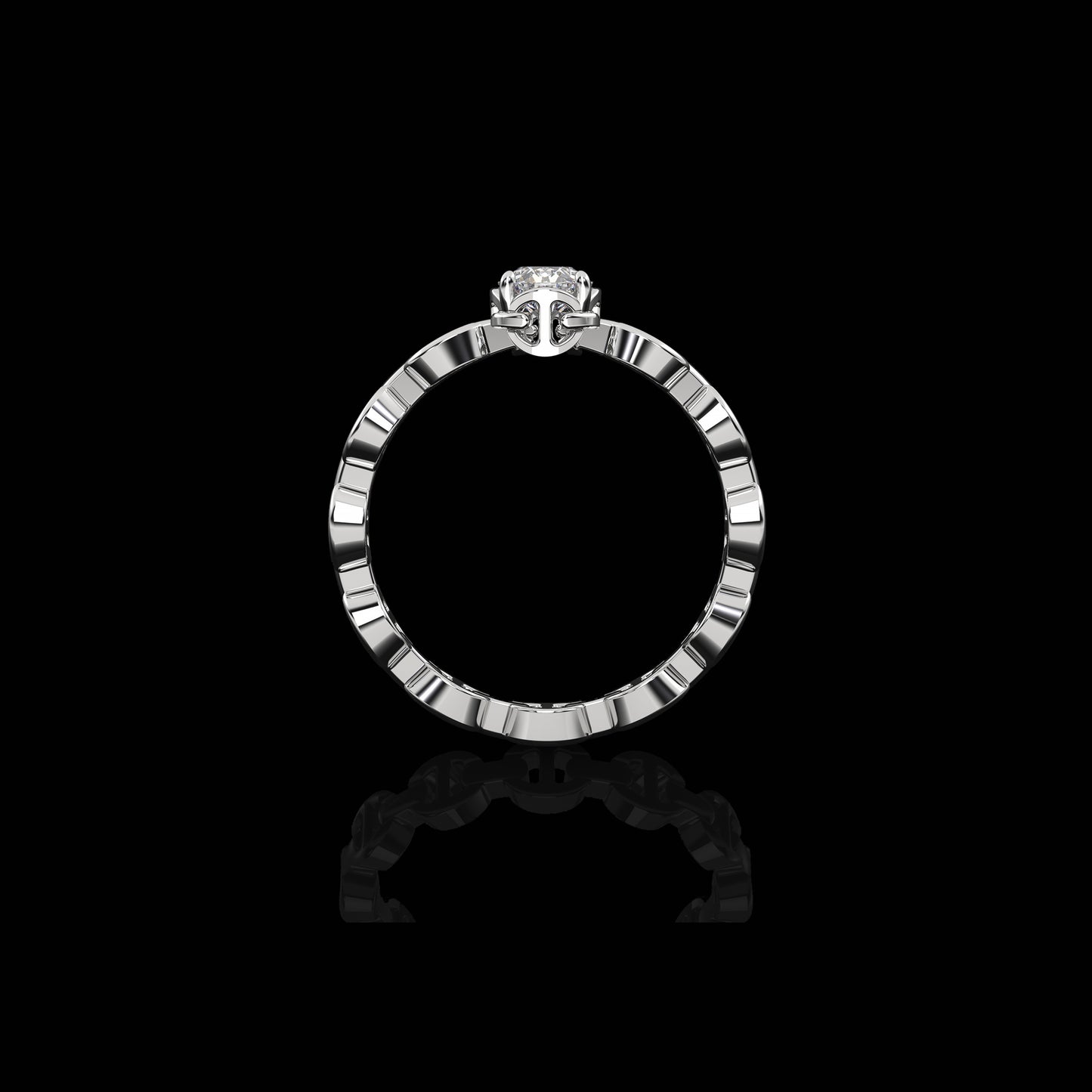 MICRO II SINGLE SOLITAIRE WITH .25 CARAT DIAMOND