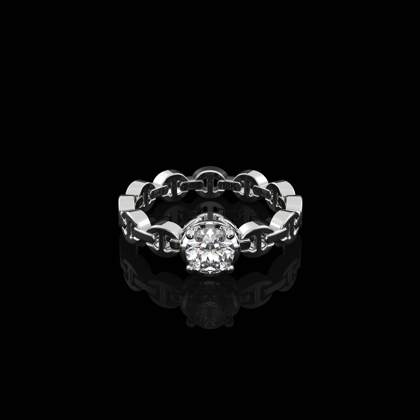 MICRO II SINGLE SOLITAIRE WITH .5 CARAT DIAMOND