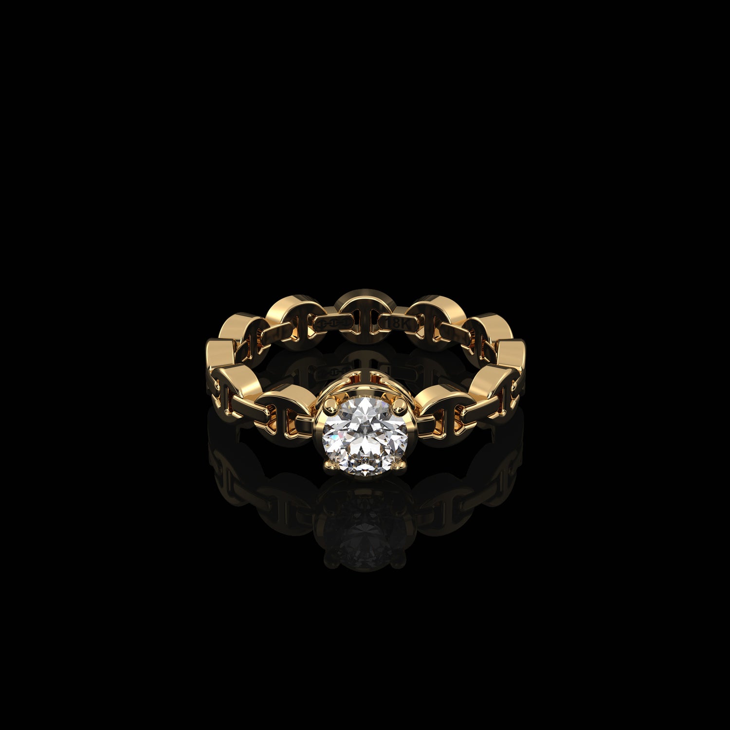 Micro II Single Solitaire with .5 Carat Diamond