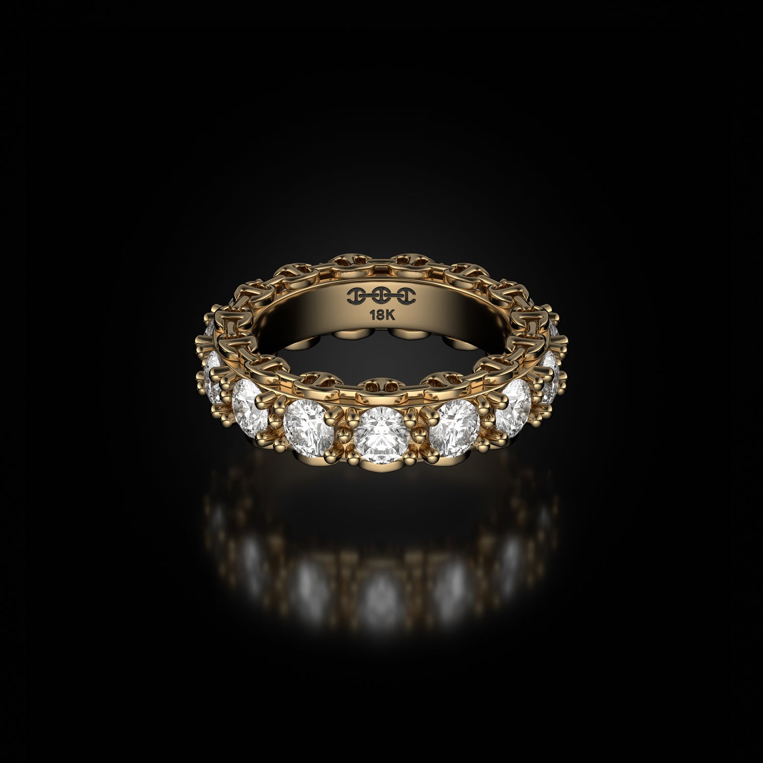 3.5MM INFINITE I RING | PRONG SETTING