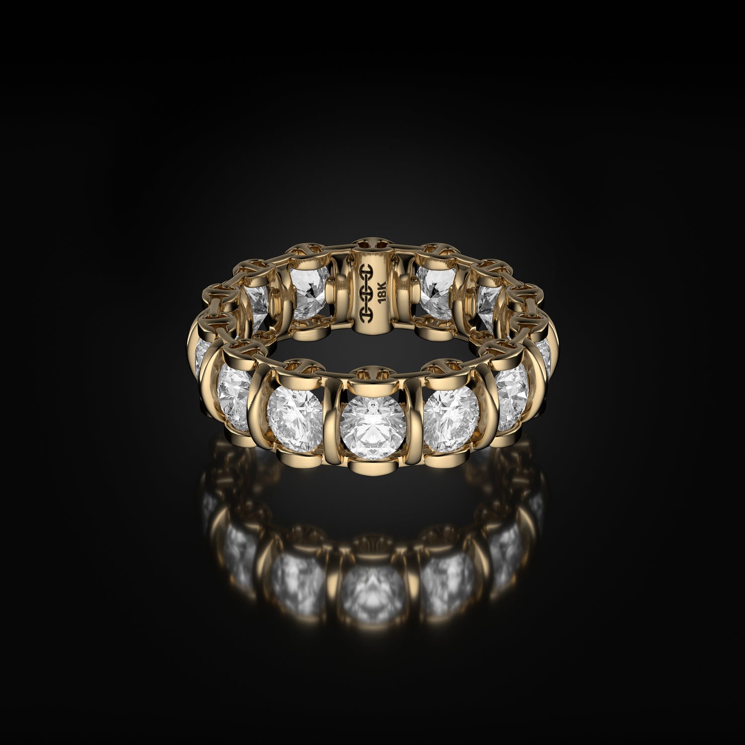 4MM INFINITE II RING | CHANNEL SETTING