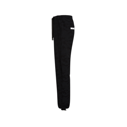 MOTORCYCLE PANT BLACK CAMO