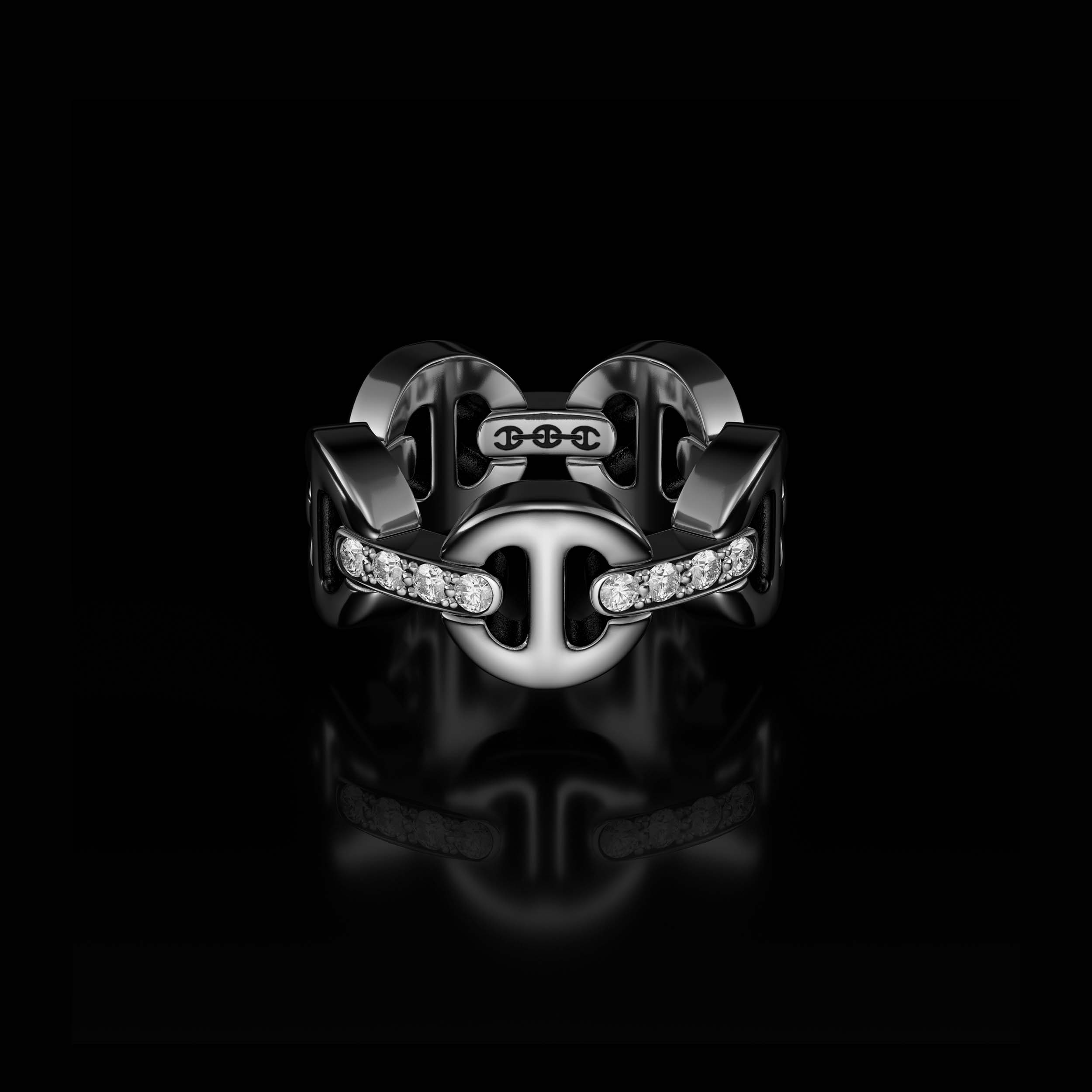 Classic Tri-Link With Diamond Bridges 5-8.5 | HOORSENBUHS®