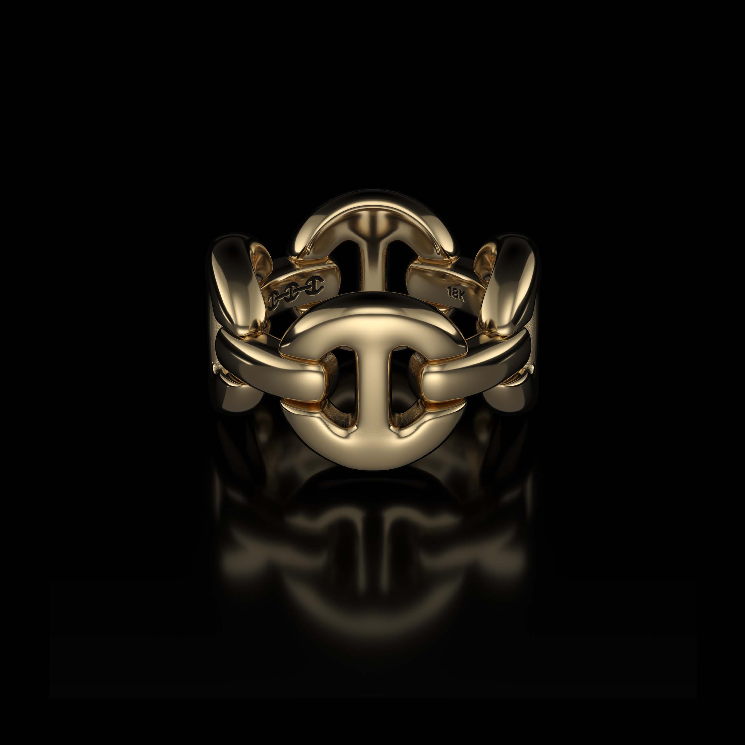 QUAD LINK | 18K GOLD – HOORSENBUHS