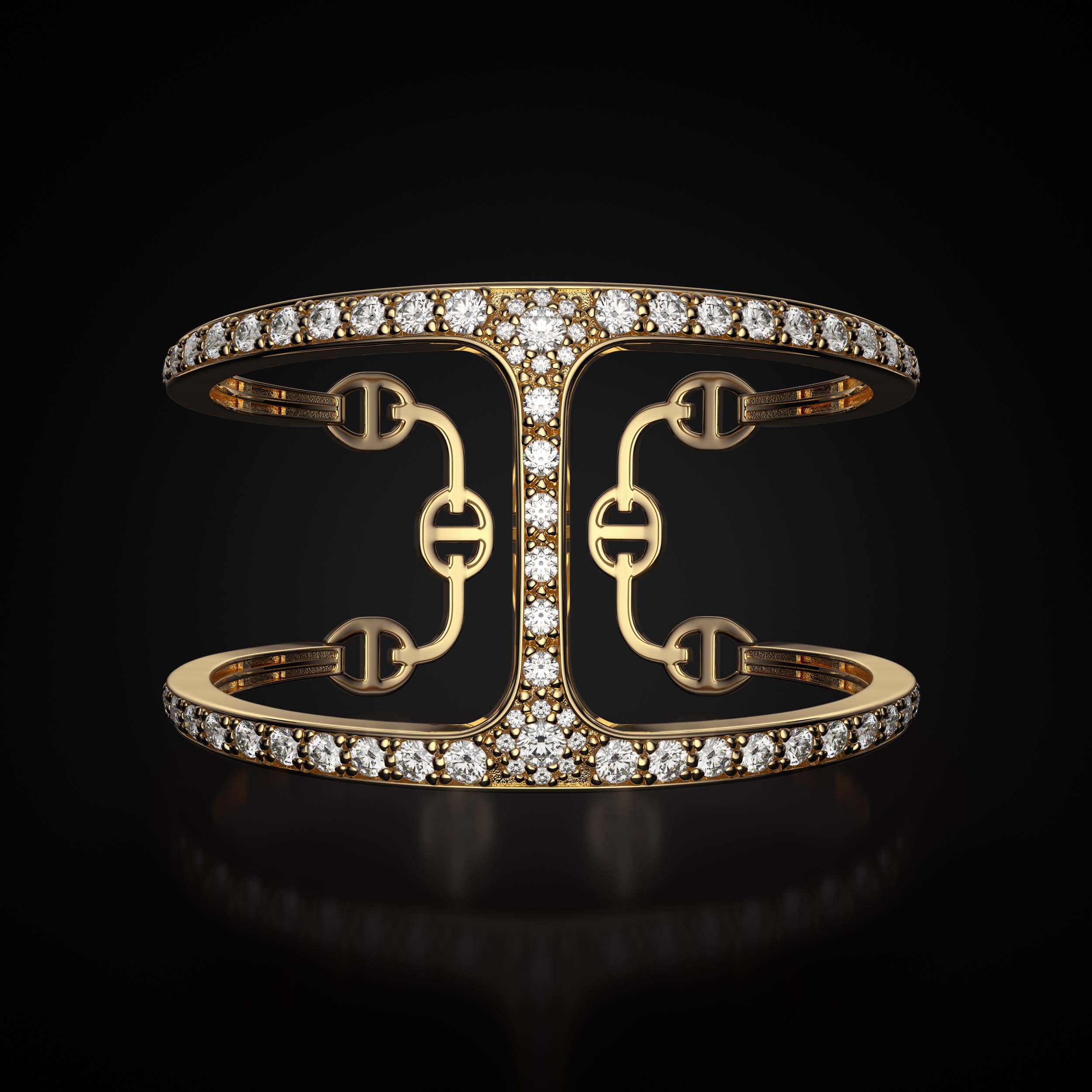 PHANTOM CUFF WITH DIAMONDS